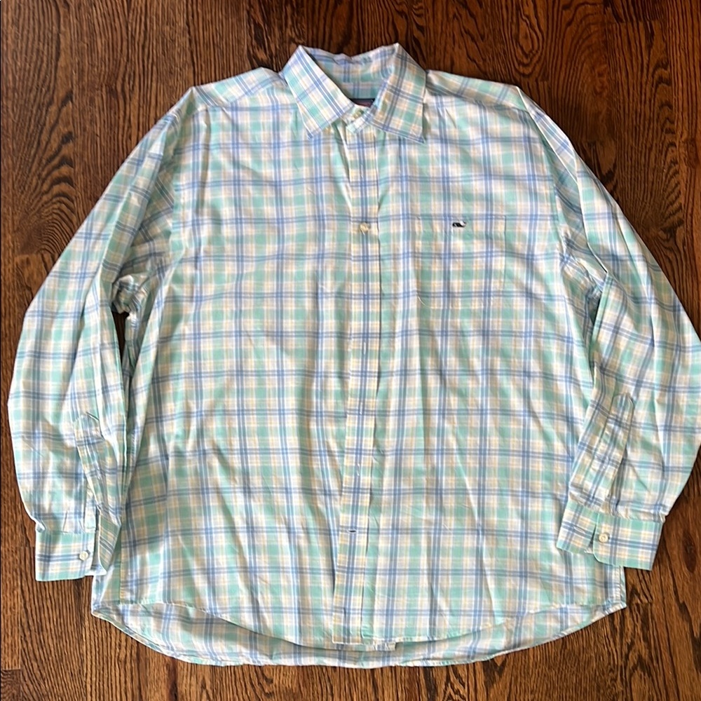 Vineyard Vines Men's Tucker Shirt Plaid Button-Down Shirt| XL